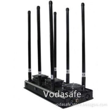 desktop model with high power radio jamming systemer , remote,control gps jammer
